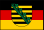 Flagge von Sachsen